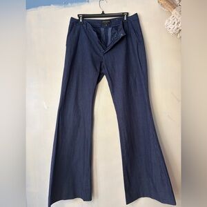 Banana Republic flared trouser pants size 10 career academia professional